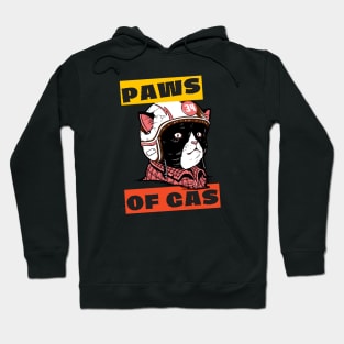 Paws On The Gas Kitty Racer Hoodie